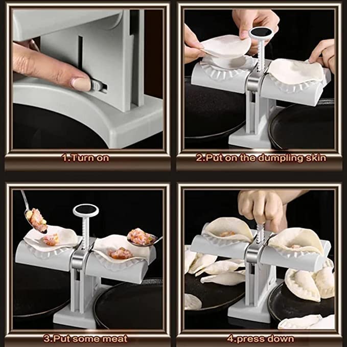 Household Double Head Automatic Dumpling Maker Mould