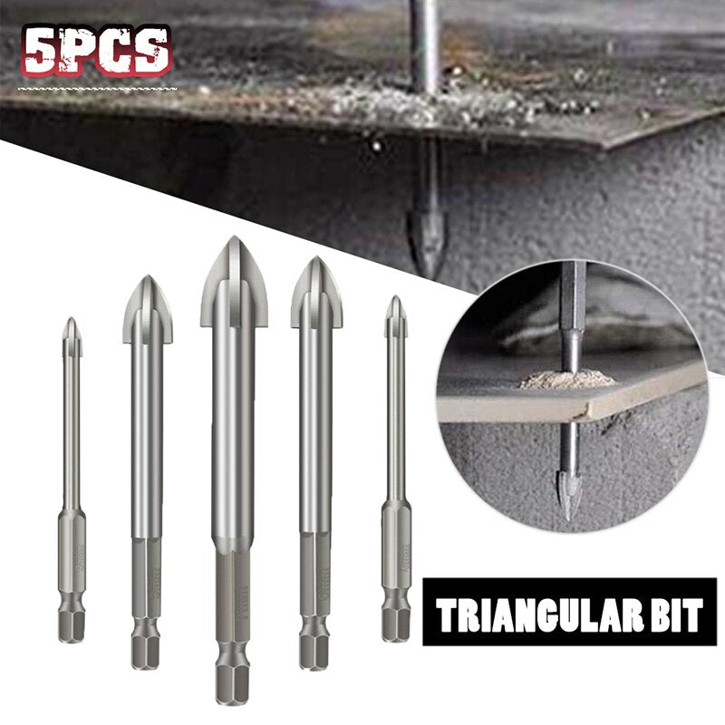 Efficient Universal Drilling Bits - Set of 5 - Laric